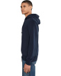 Leather-Pony Double-Knit Hoodie