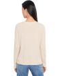 Flower Embroidery Long Sleeve Crew Neck Sweater