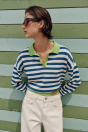 Zara ПОЛОСАТАЯ РУБАШКА-ПОЛО 527924808-104-2