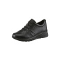 Rind-Nappaleder-Sneaker, schwarz