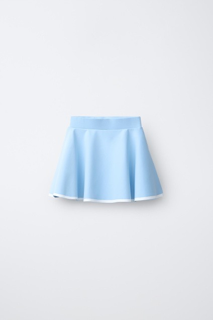 Zara СПОРТИВНАЯ ЮБКА-ШОРТЫ-БЕРМУДЫ С ВОЛАНАМИ 507291705-403-7