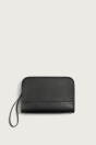 Zara Черный клатч СО СТРУКТУРНЫМ рисунком