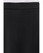 Petite Stretch Jersey Knit Full Length Straight Skirt With Slit