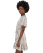 Center Front Keyhole Raglan Skater Dress