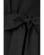 Cap Sleeve Gauze Self Tie Midi Dress