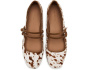 The Greta Double-Strap Ballet Flat in Haircalf