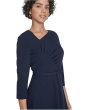 3/4 Sleeve Asymmetrical Midi