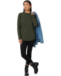 Mod-o-doc Long Sleeve Oversized Lo-Hi Top