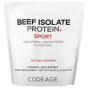 Codeage, Sport, говяжий изолят протеина в порошке, без добавок, 750 г (1,65 фунта)