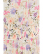 High Neck Smoked Waist Midi Dress