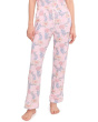 Petite Sunshine Meadows Elbow Sleeve Notch Collar Girlfriend Pajama Set