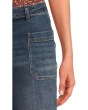 Petite Sienna High Rise Straight Leg-roll Up Patch Pocket