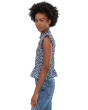 Leopard Sketch Smocked Top