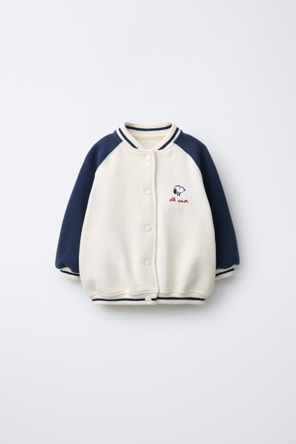 Zara ФЛИСОВАЯ КУРТКА-БОМБЕР SNOOPY PEANUTS 499040617-712-6