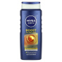 Nivea, Для мужчин, гель для душа 3 в 1, цитрусовый аромат и кофеин, 500 мл (16,9 жидк. унц.)