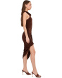 Sleeveless Jersey Twist Midi Dress