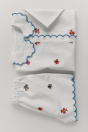 Zara ХЛОПЧАТОБУМАЖНАЯ И ЛЬНЯНАЯ ПИЖАМА С ВЫШИТЫМИ ЦВЕТАМИ (4-10 ЛЕТ) 502697551-082-48