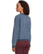 Perforated Tweed Crop Denim Jacket