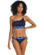 Painted Leaves One Shoulder Bralette
