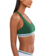 Contrast Band Stretch Cotton Bralette