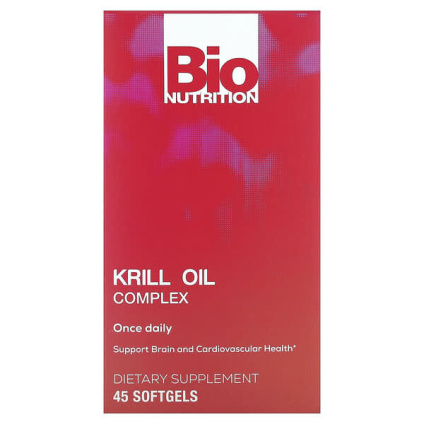 Bio Nutrition, Комплекс масла криля, 500 мг, 45 мягких таблеток