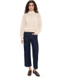 Open Knit 1/2 Zip Sweater