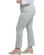 Plus Marilyn Straight With Cuff Jeans In Tomatillo