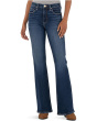 Petite Ana High Rise Fab Ab Flare Braid Beltloop