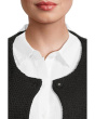 Organic Cotton Boucle Round Neck Jacket