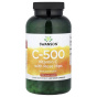 Swanson, C-500, витамин C с шиповником, 400 веганских капсул