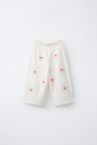 Zara КЮЛОТА С ЦВЕТОЧНОЙ ВЫШИВКОЙ 507285427-712-18