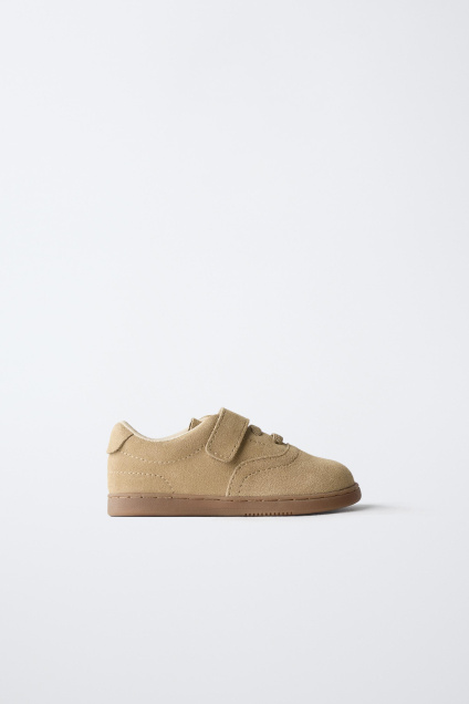 Zara КОЖАНЫЕ КРОССОВКИ 495689400-107-19