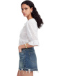 5 Pocket Postage Stamp Denim Mini In Croswell