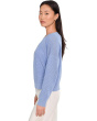 Petite Peruvian Cotton Blend Crew Neck Sweater