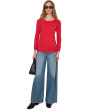 Long Sleeve Twisted Scoopneck Tee