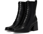 Safina Lace Up Block Heel Combat Bootie