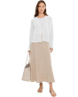 Organic Linen Cotton V-Neck Cardigan