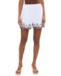 Embroidered Pull-On Shorts in Poplin