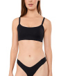 Cotton Refined Rib Scoop Bralette
