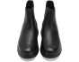 F-Mode Stitch Warm Tumbled-Leather Chelsea Boots