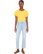 Organic Cotton Slubby Jersey Crew Neck Top