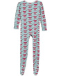 Print Footie with 2 Way Zipper (Infant)