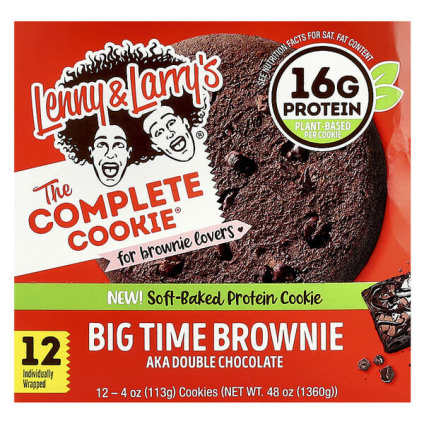 Lenny & Larrys, The Complete Cookie®, Big Time Brownie, 12 видов печенья, 113 г (4 унции)
