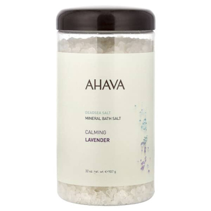 AHAVA North America, минеральная соль для ванны, успокаивающая лаванда, 907 г (32 унции)