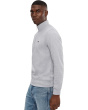 High Neck Zipped Fleece Sweatshirt