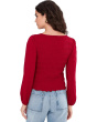 Smocked Boatneck Top