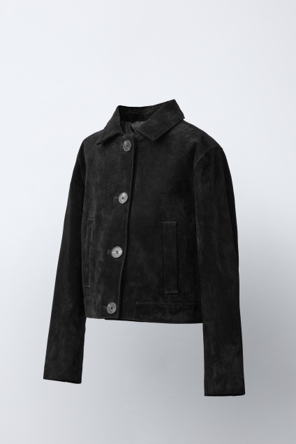 Zara КУРТКА ИЗ 100% КОЖИ 520941876-800-7