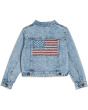 American Flag Denim Jacket (Little Kid/Big Kig)