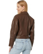 Relaxed Crop Faux Leather Moto Jacket
