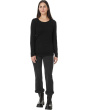 Long Sleeve Twisted Scoop Neck Tee